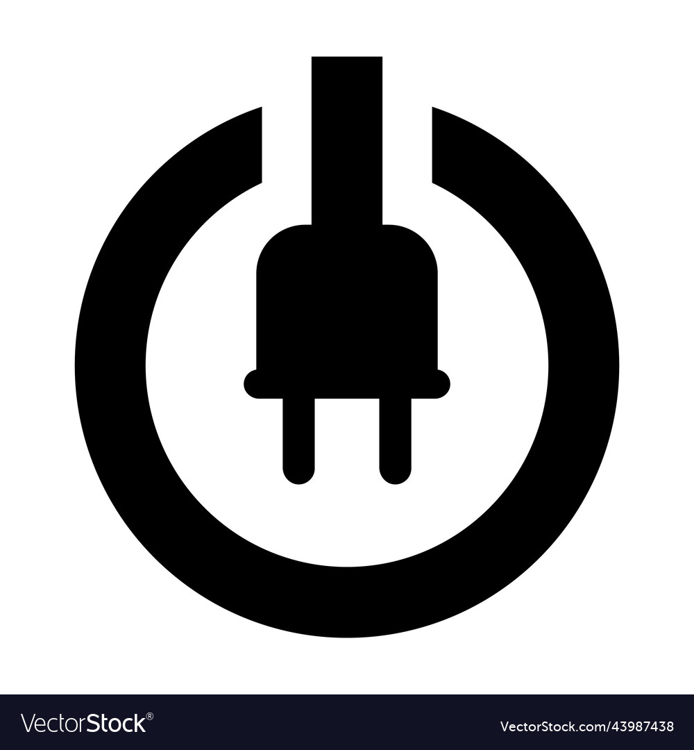 Power Button & Plug Icon