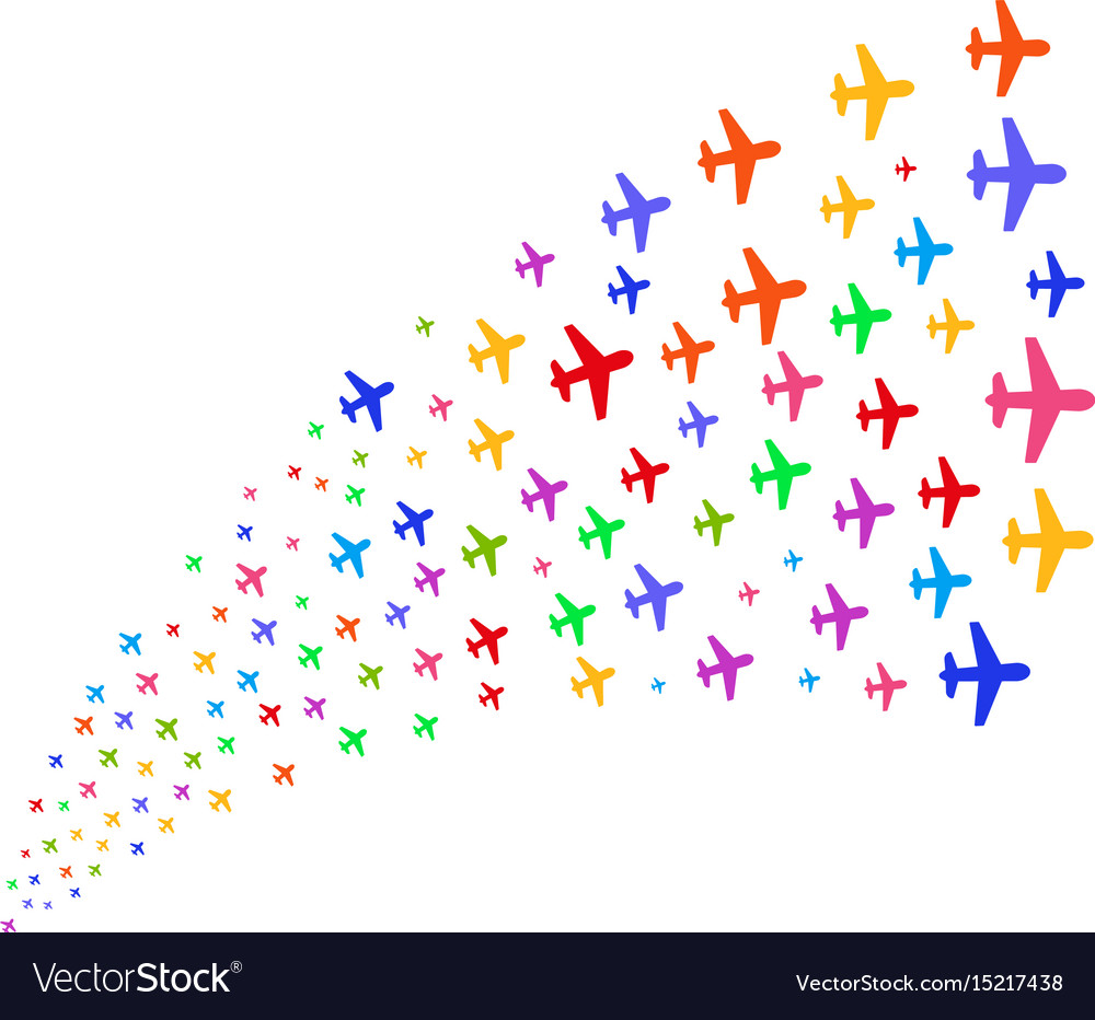 Source stream of airplane