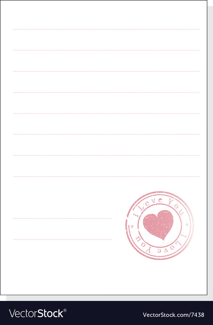 Stamp Paper with Blank Space