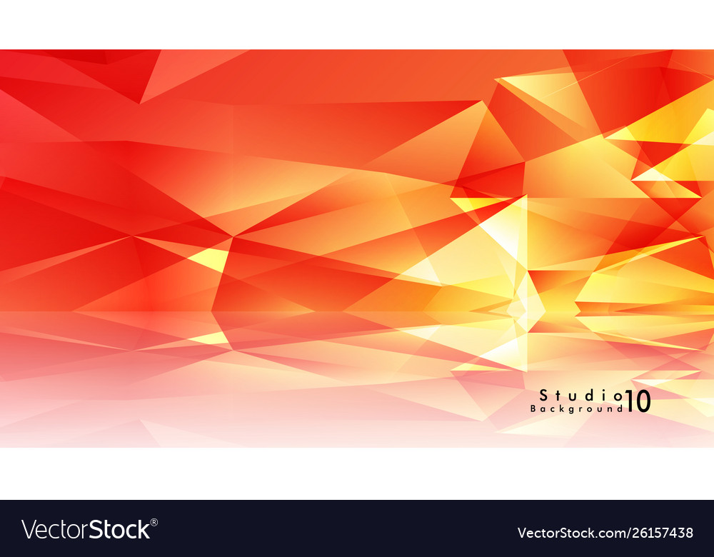 Studio background abstract triangles