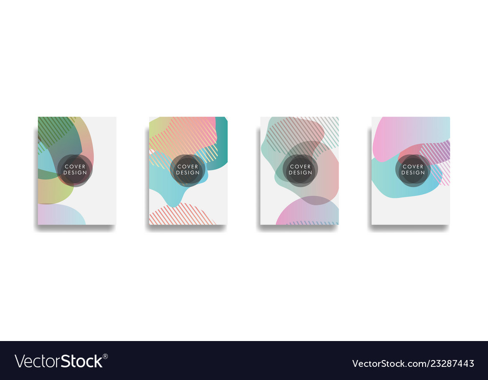 Dynamic style banner design set with fluid orange vector image Dynamic style banner design set with fluid orange