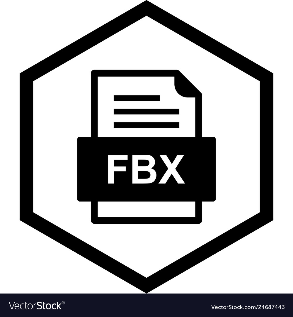 Fbx file document icon