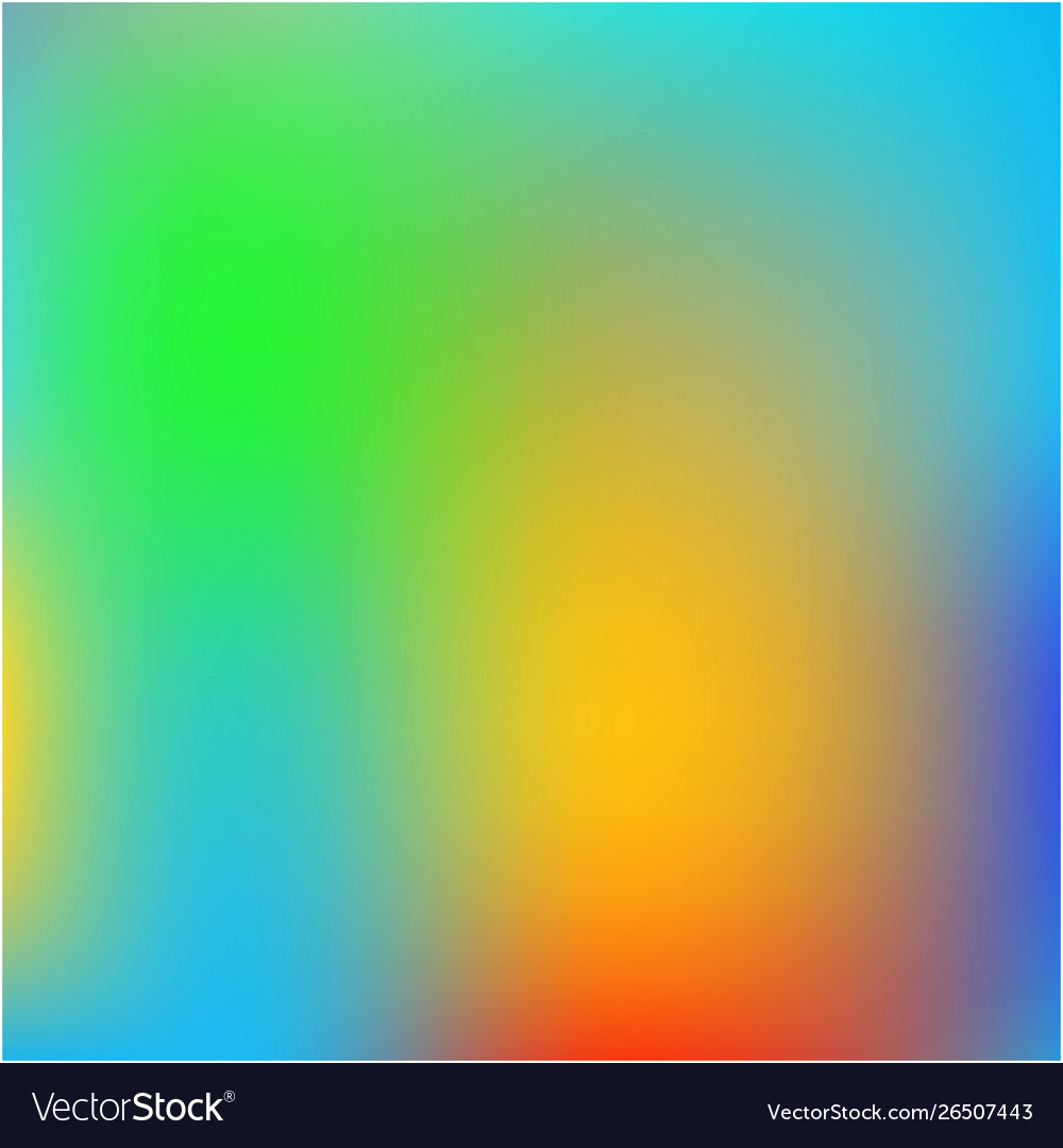 Gradient mesh painted in different colors