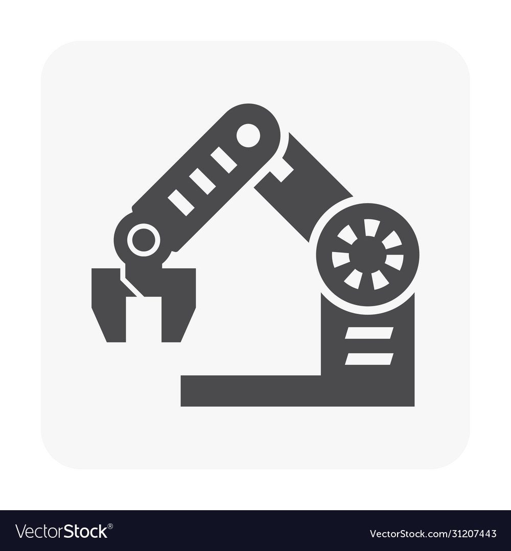 Robot arm icon