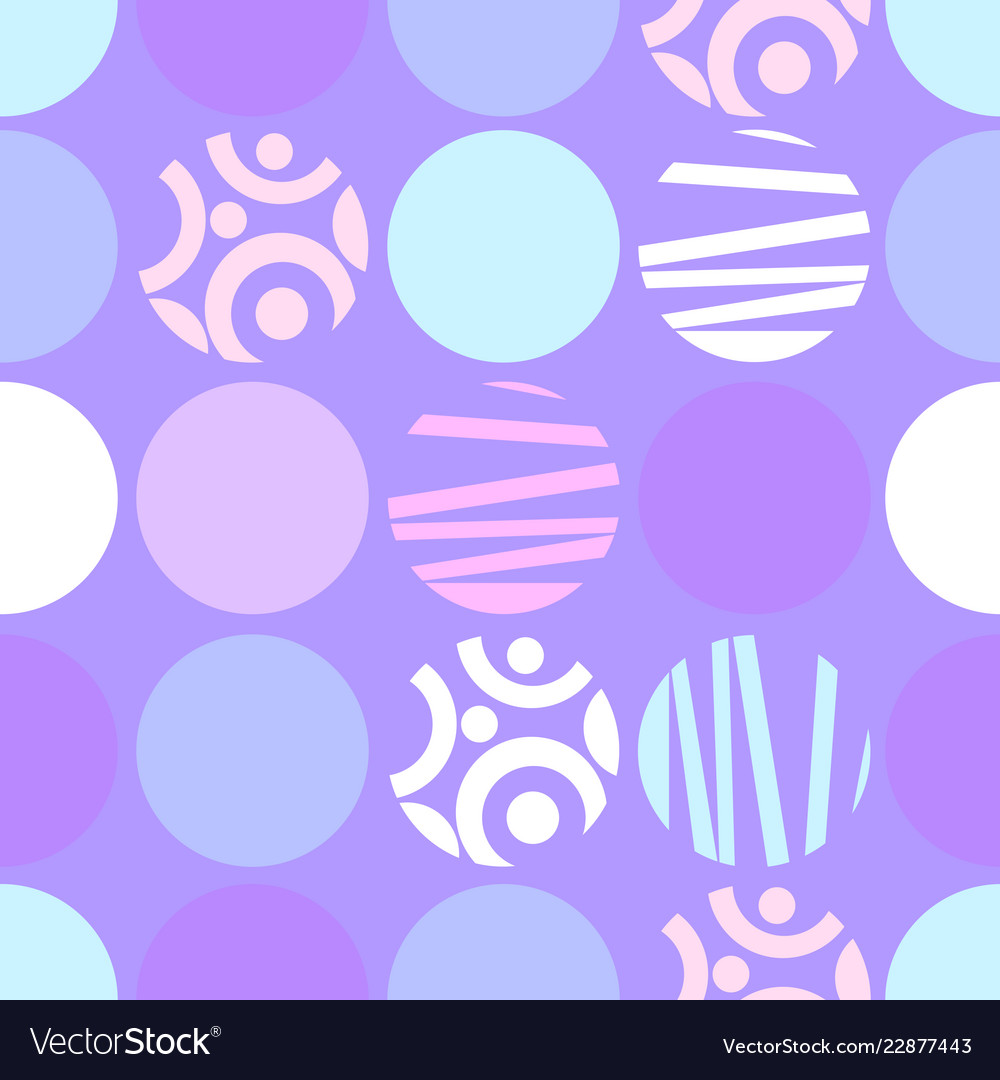Seamless pattern of circles for web design vector image Seamless pattern of circles for web design