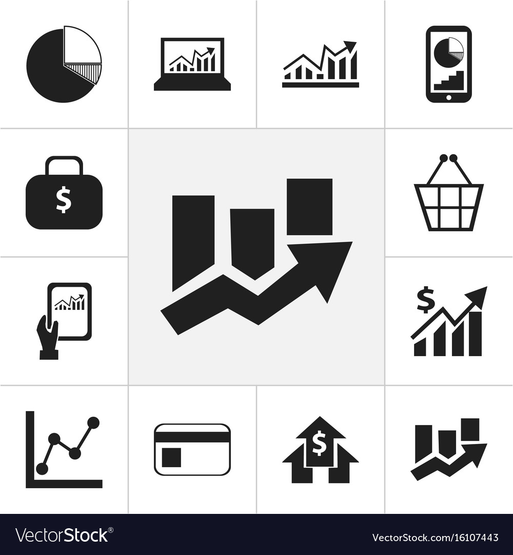 Set of 12 editable logical icons includes symbols
