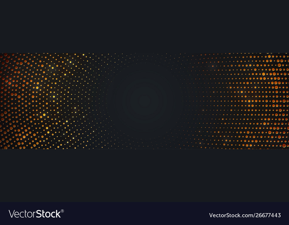 Shining Golden Dot Background