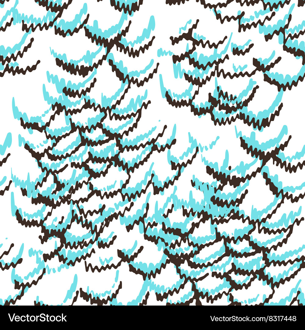 Abstract seamless pattern with bird Royalty Free Vector