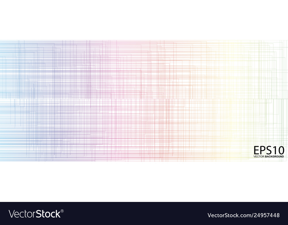 Classic colorful line pattern background vector image Classic colorful line pattern background