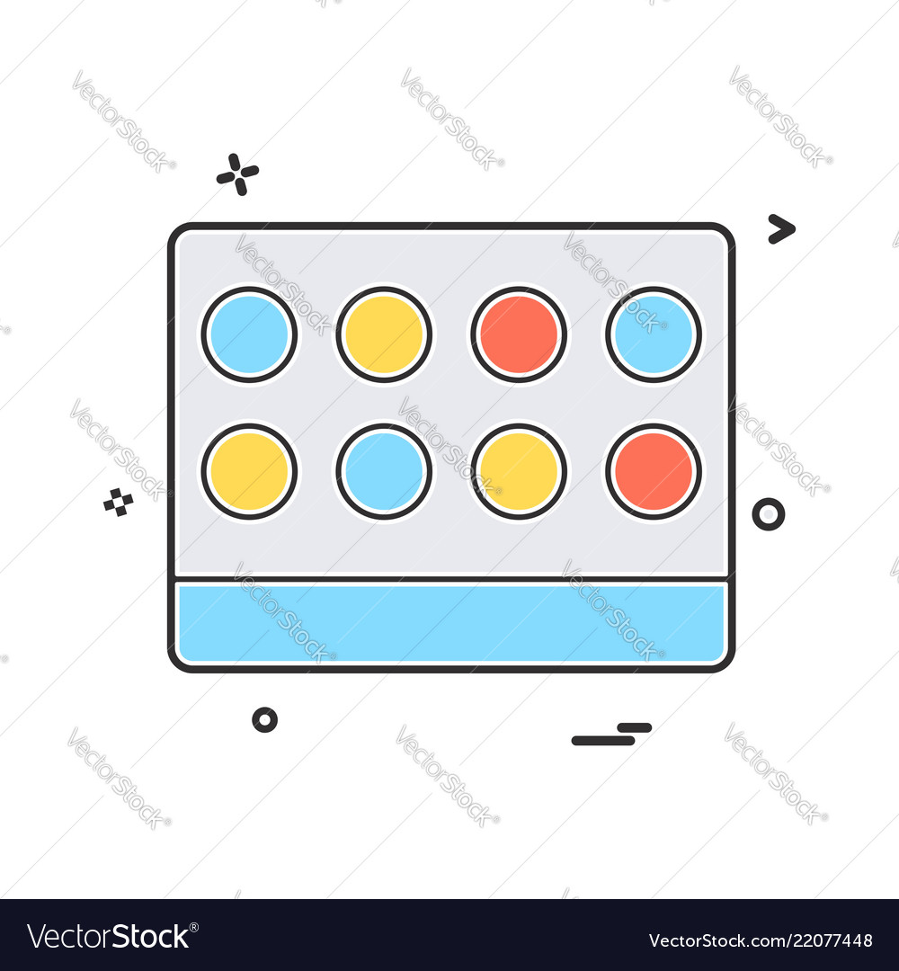 Lab science icon design Vector Image Lab science icon design