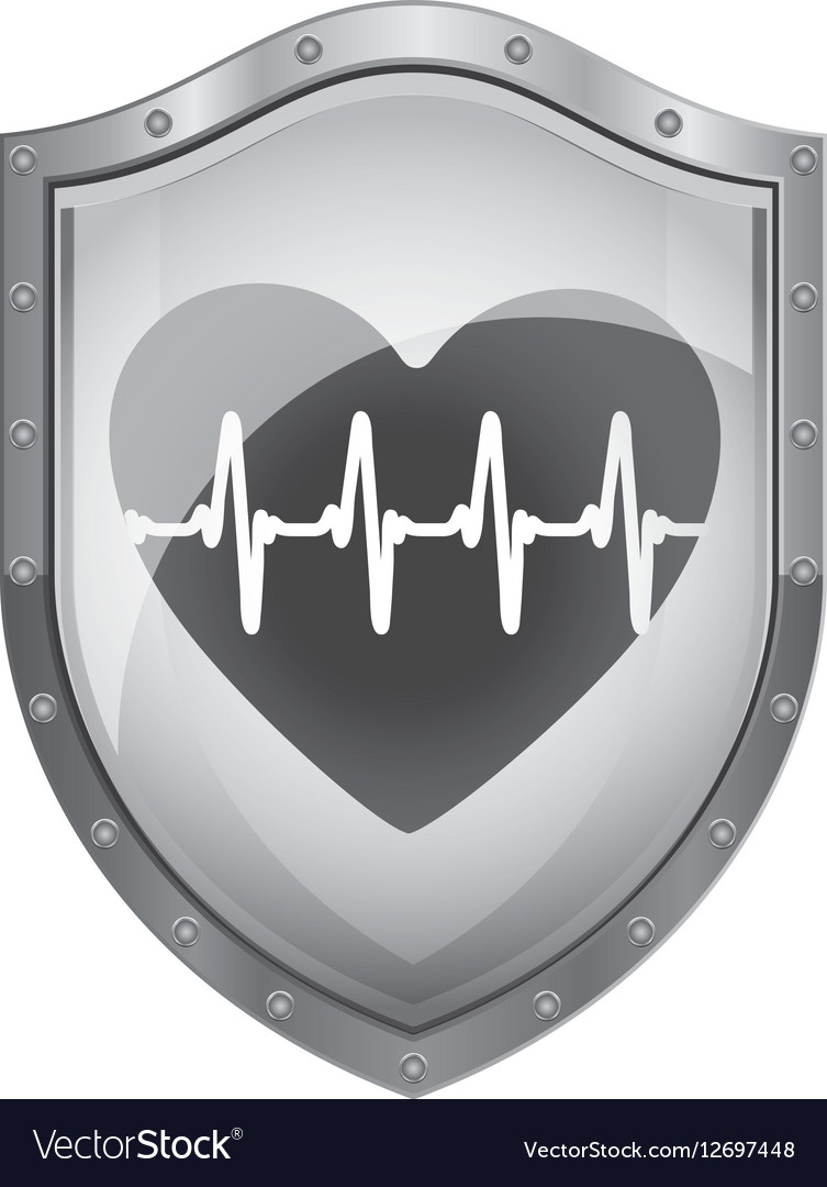 Metallic shield with heartbeat frequency