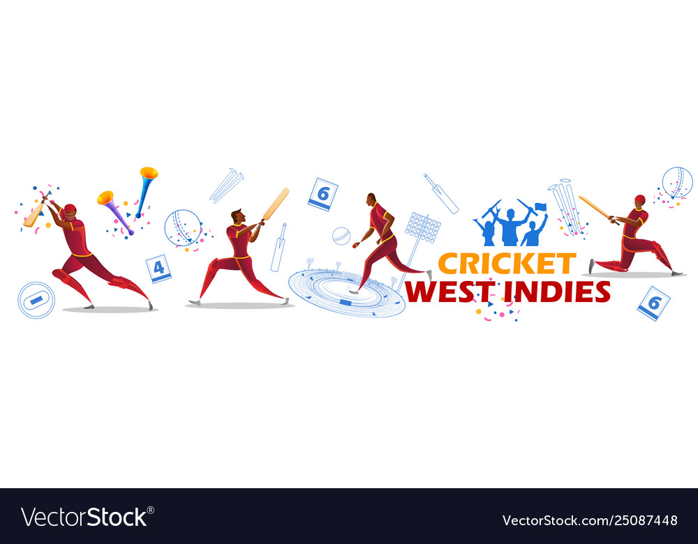 Spieler batsman und bowler team west indiesn