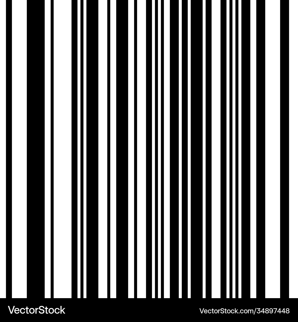 Seamless pattern with vertical black lines Vector Image