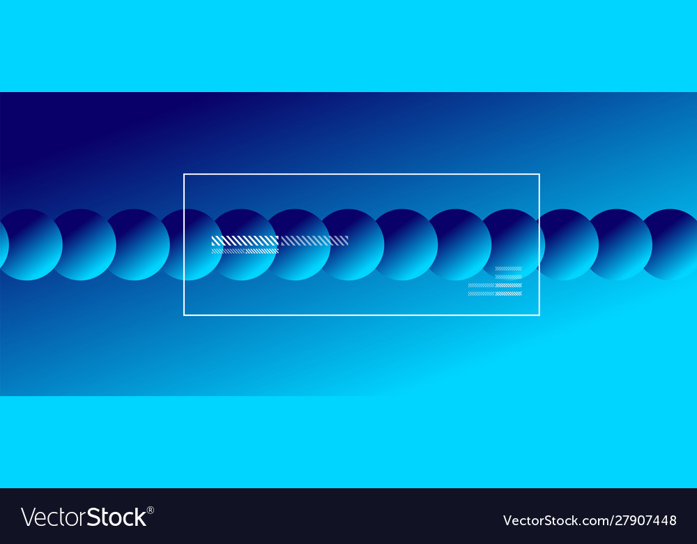 Simple abstract background with neon color circles vector image Simple abstract background with neon color circles
