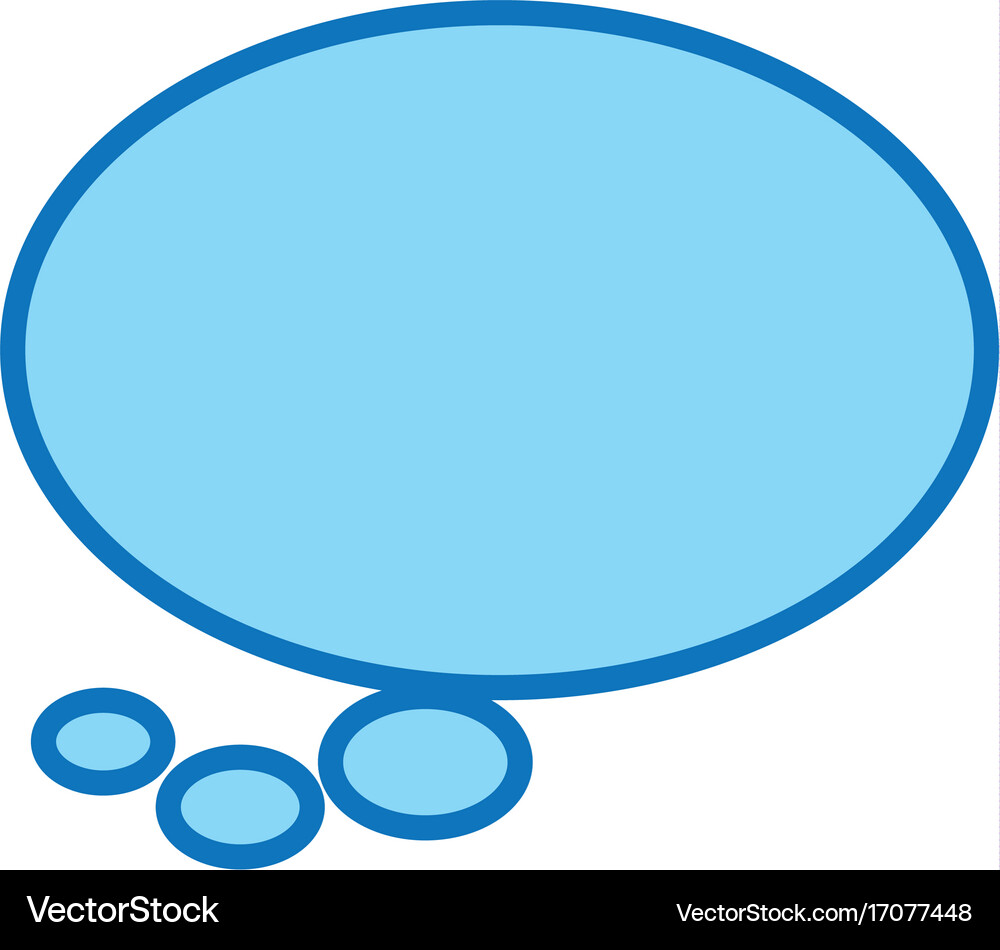 Speech bubble isolated icon Royalty Free Vector Image