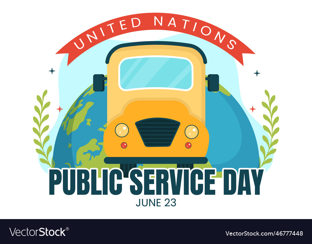 United nations public service day on june 23