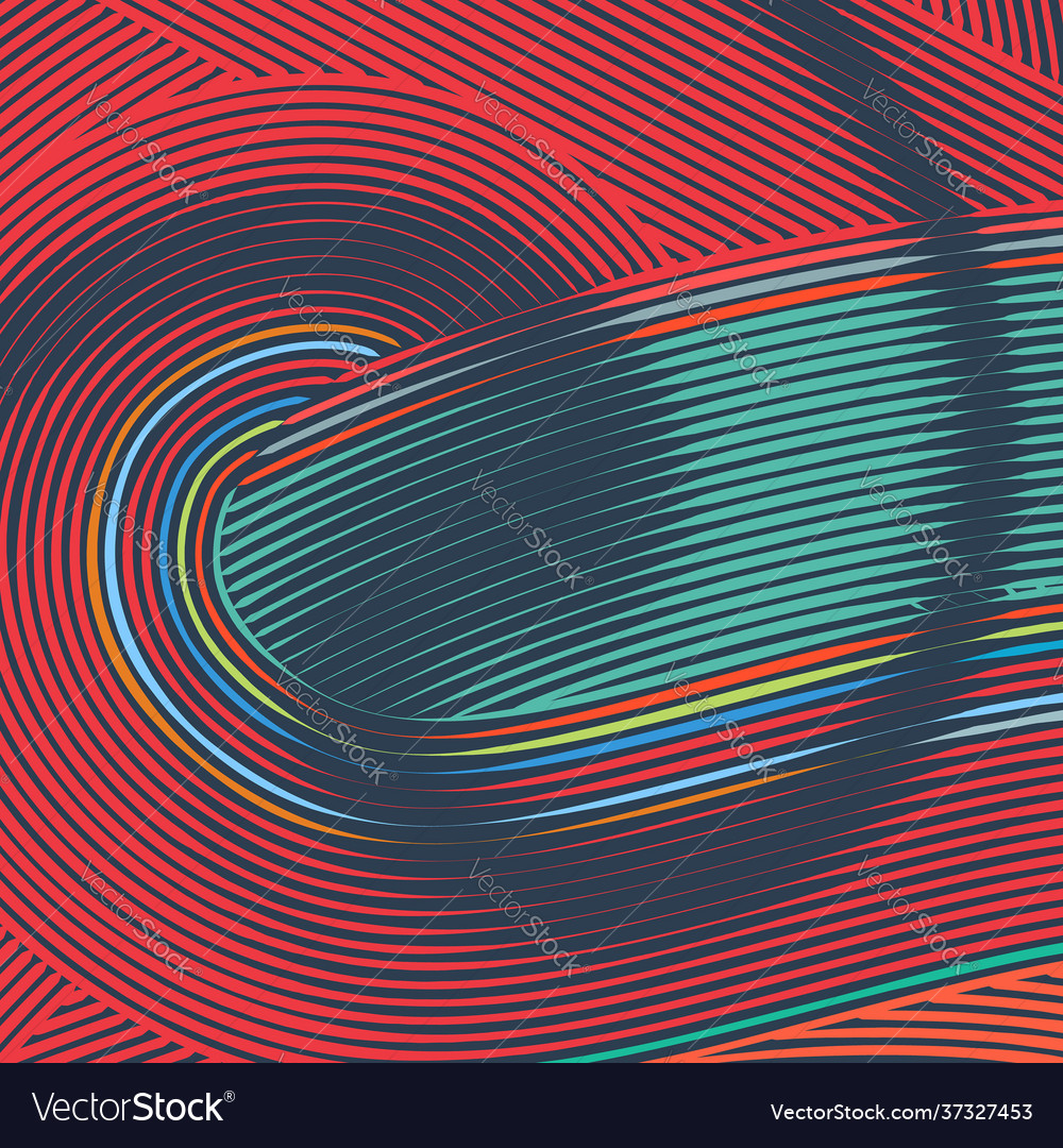 Abstract background with colorful lines Vector Image Abstract background with colorful lines