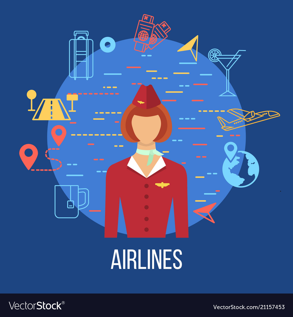 Avatars avatar icon elements of airport multi colored icons canvas prints for the wall canvas prints myloviewcom