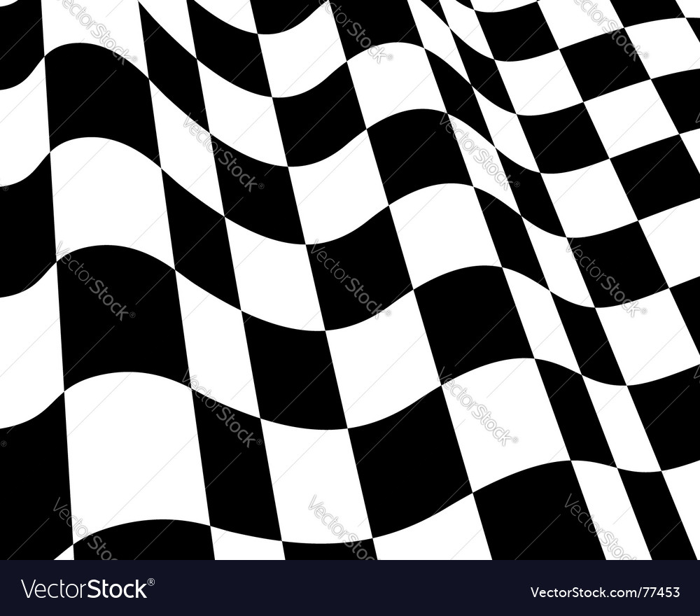 Checkered flag Royalty Free Vector Image - VectorStock