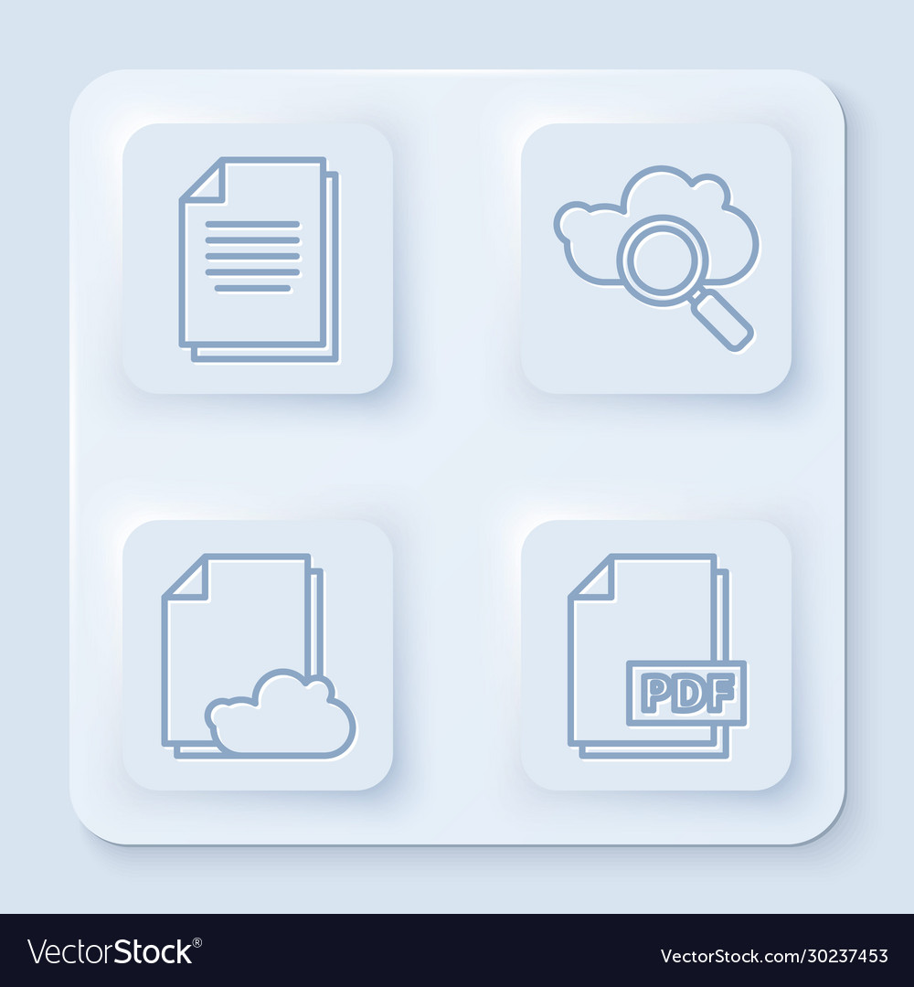 Set line document search cloud computing