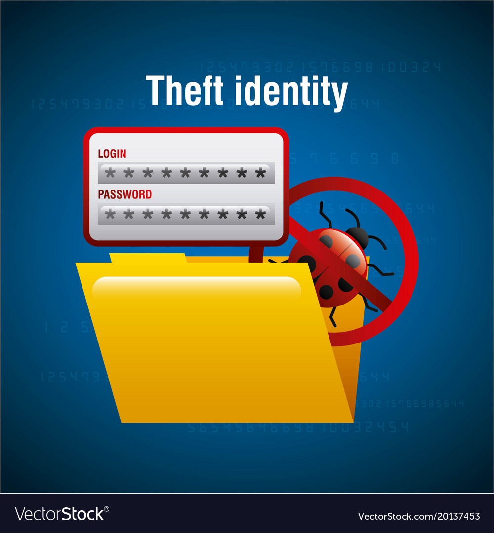 Theft identity folder file document access virus