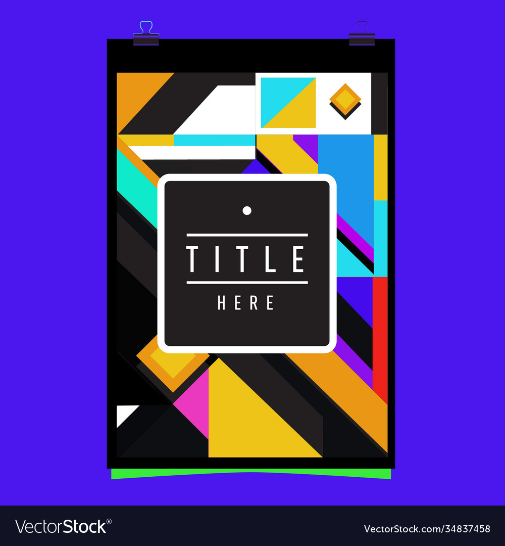Abstract colorful geometric pattern background