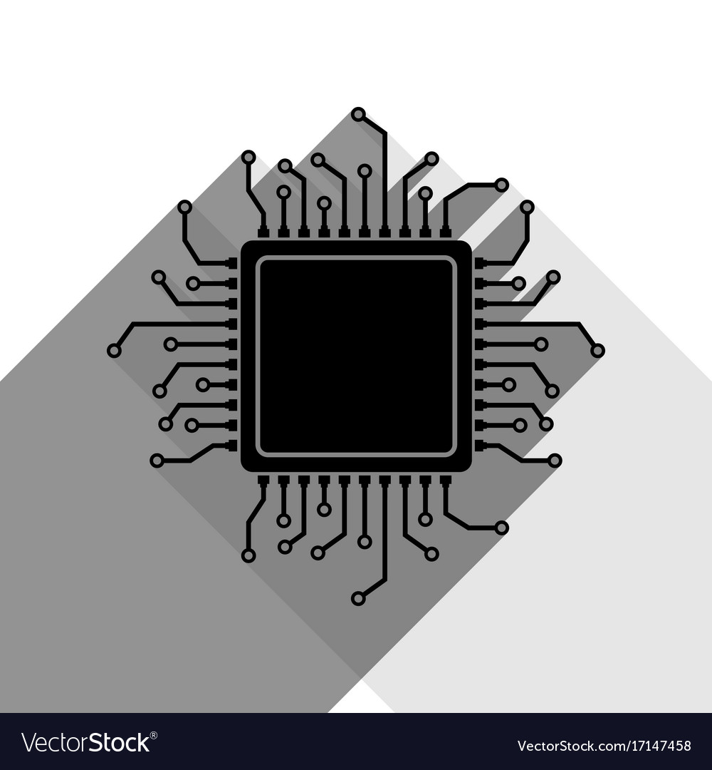 Cpu microprocessor black