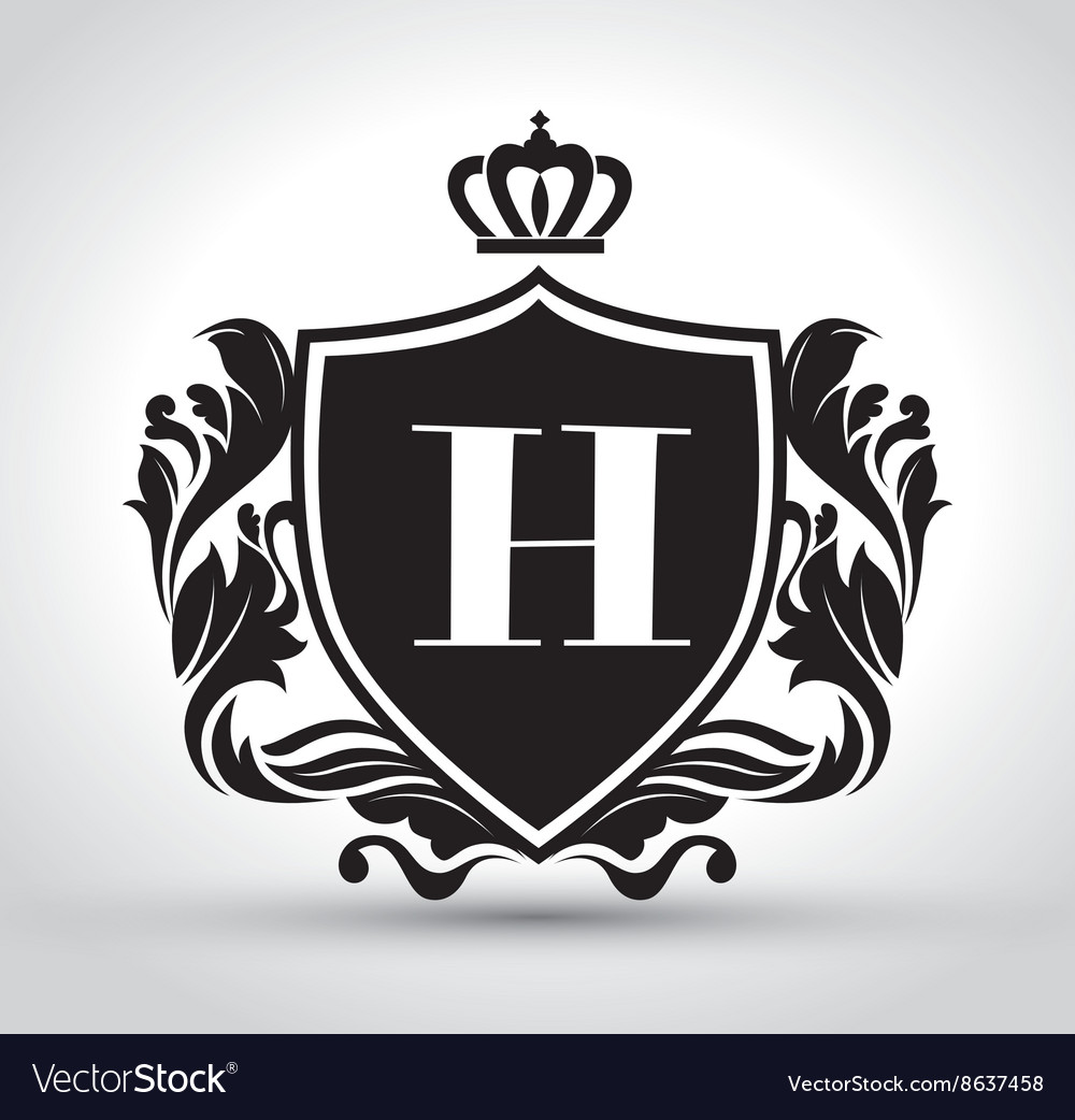 Emblem royal quality design Royalty Free Vector Image