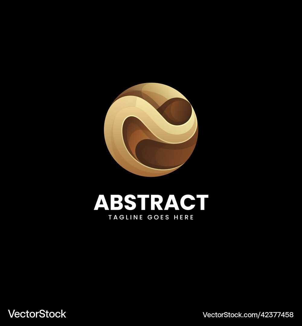 Logo abstract gradient colorful style Royalty Free Vector