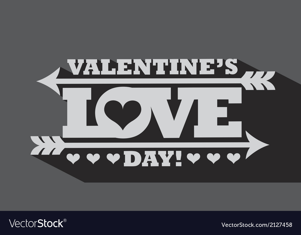 Love design over black background