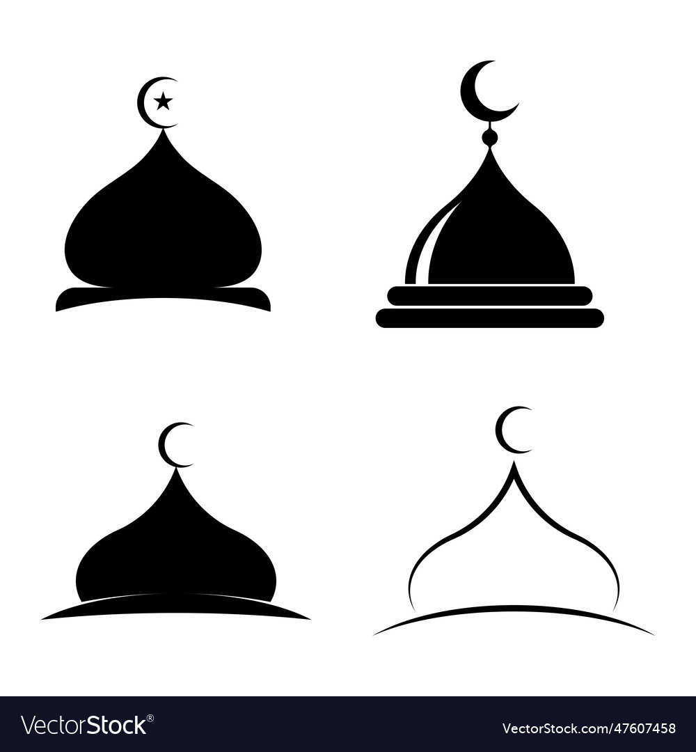 Mosque dome icon Royalty Free Vector Image - VectorStock