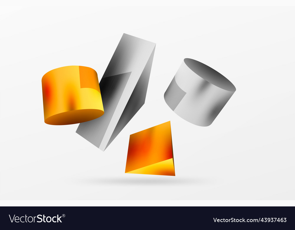 3d abstract background shapes triangle Vector Image 3d abstract background shapes triangle