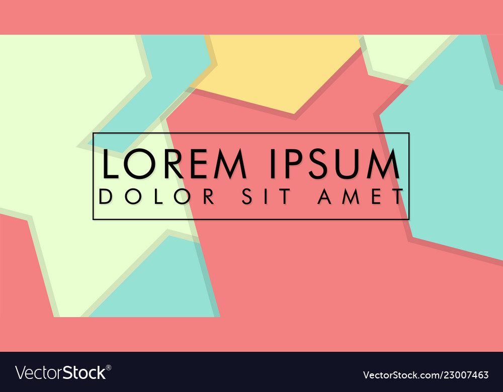 Abstract colorful hexagon background