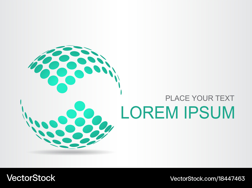 Abstract Globe Logo Royalty Free Vector Image - VectorStock