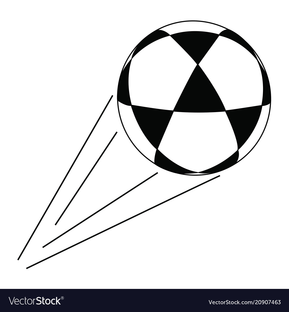 Abstract soccer object vector image Abstract soccer object