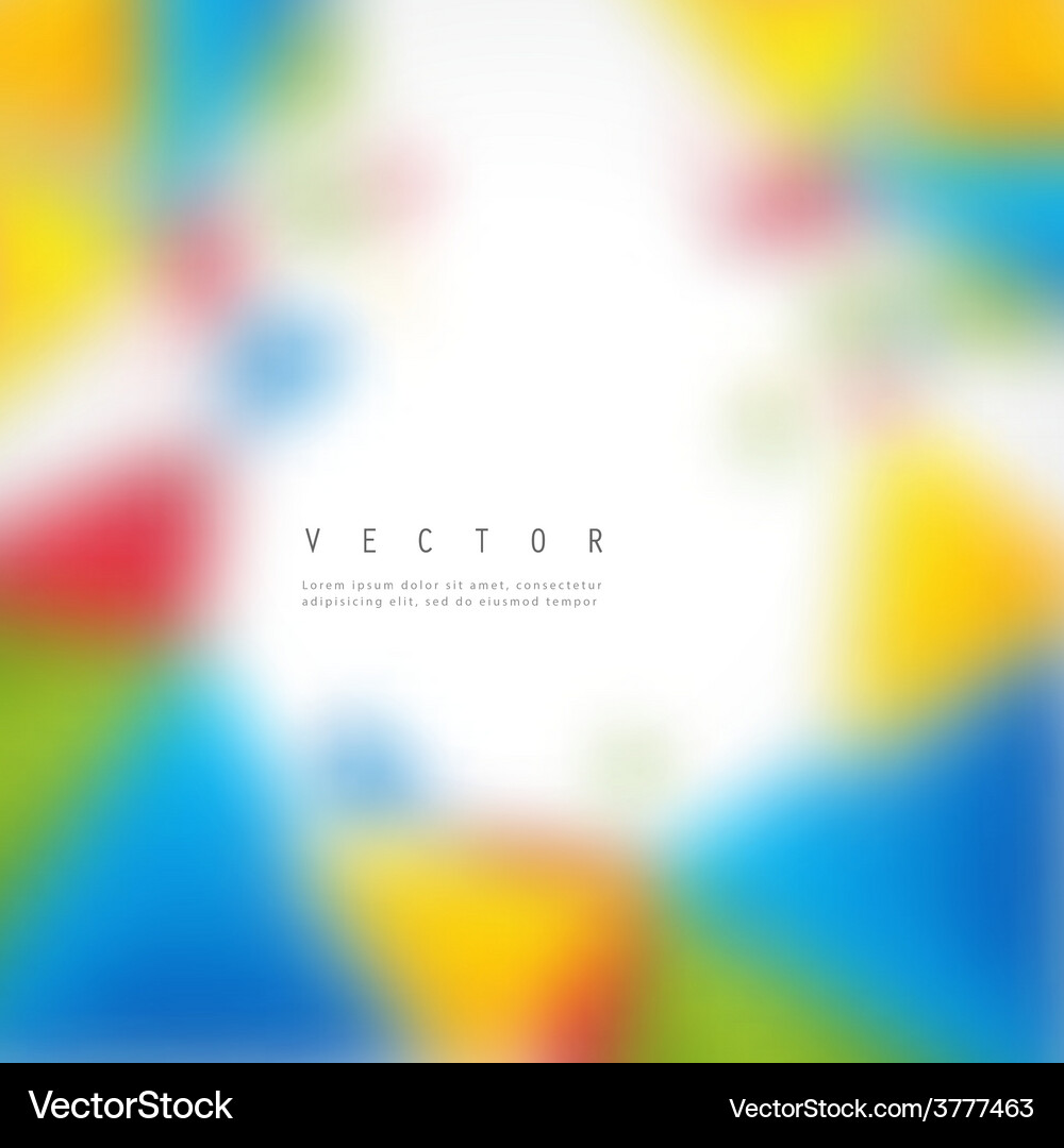 Color background abstract polygon triangle Vector Image