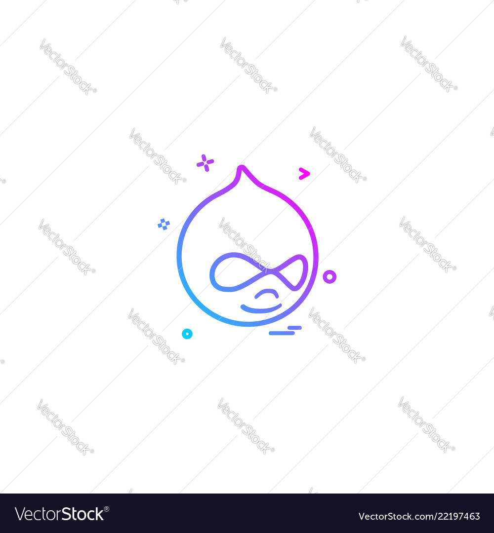 Drupal Icon - Modern & Abstract