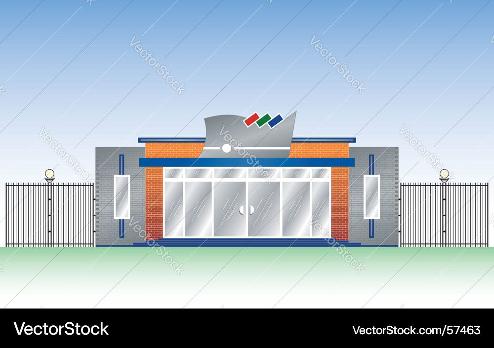 Facade Royalty Free Vector Image - VectorStock