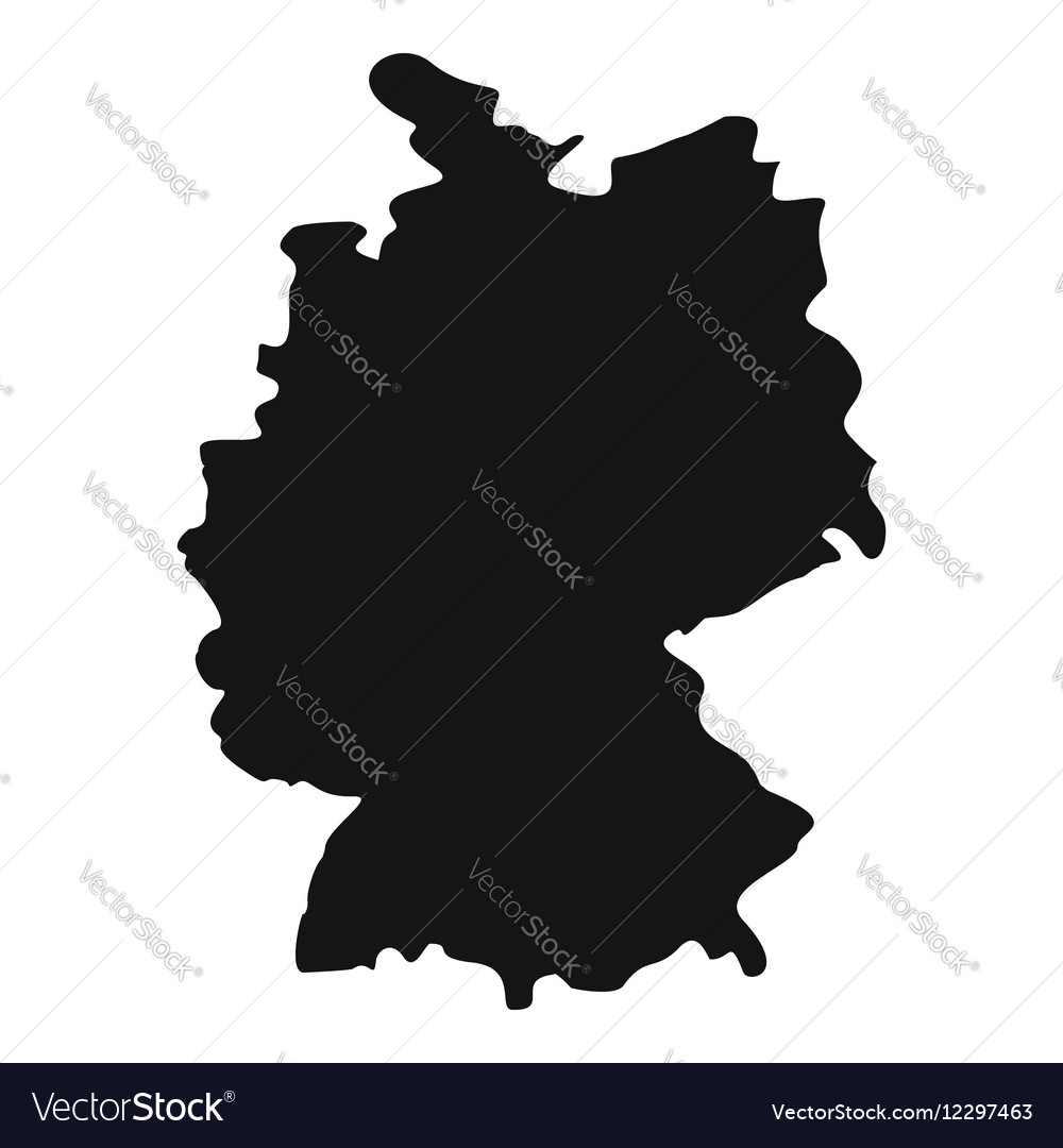 Map Germany Icon Simple Style Royalty Free Vector Image