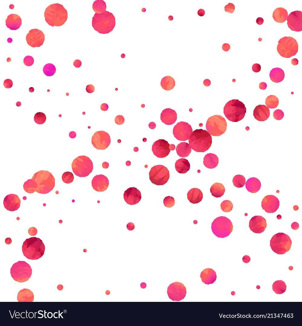 Red confetti background Royalty Free Vector Image