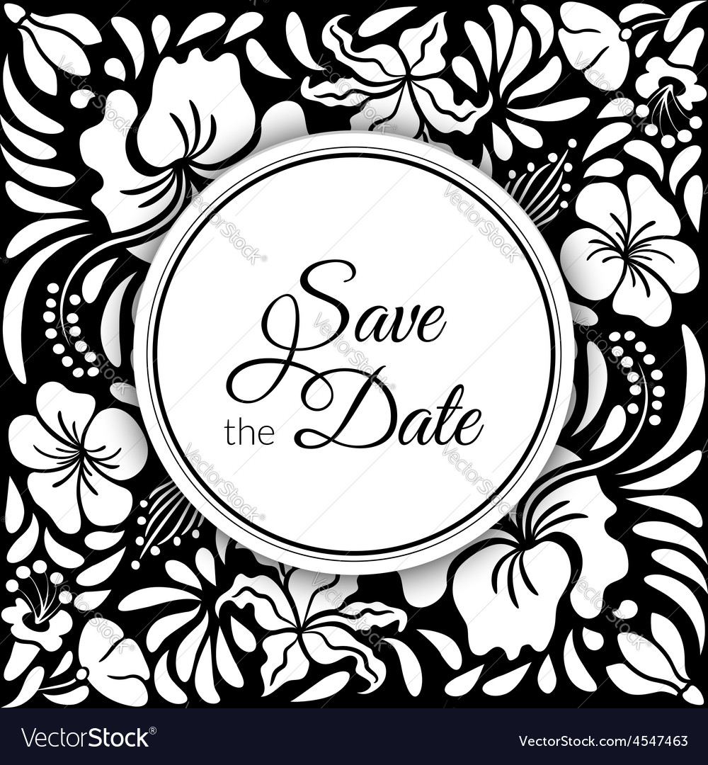 Save the date card