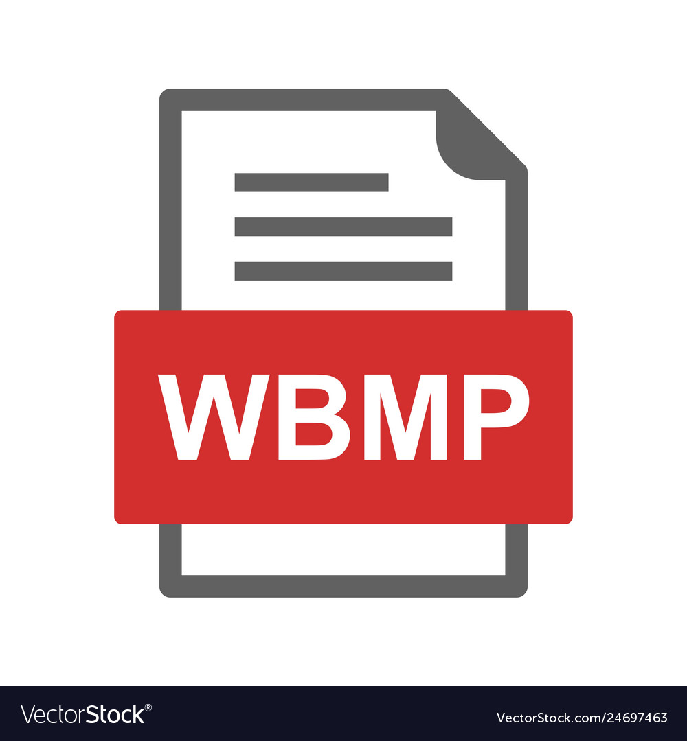 Wbmp file document icon