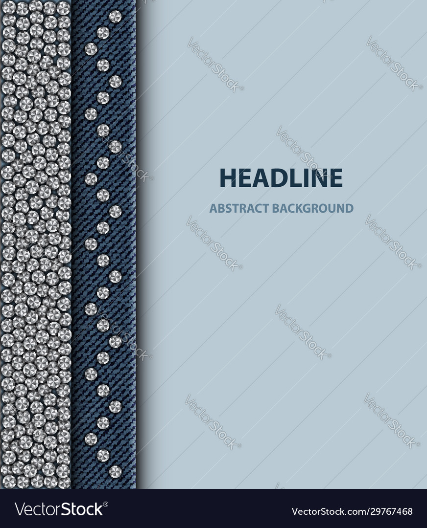 Design with round silver sequins