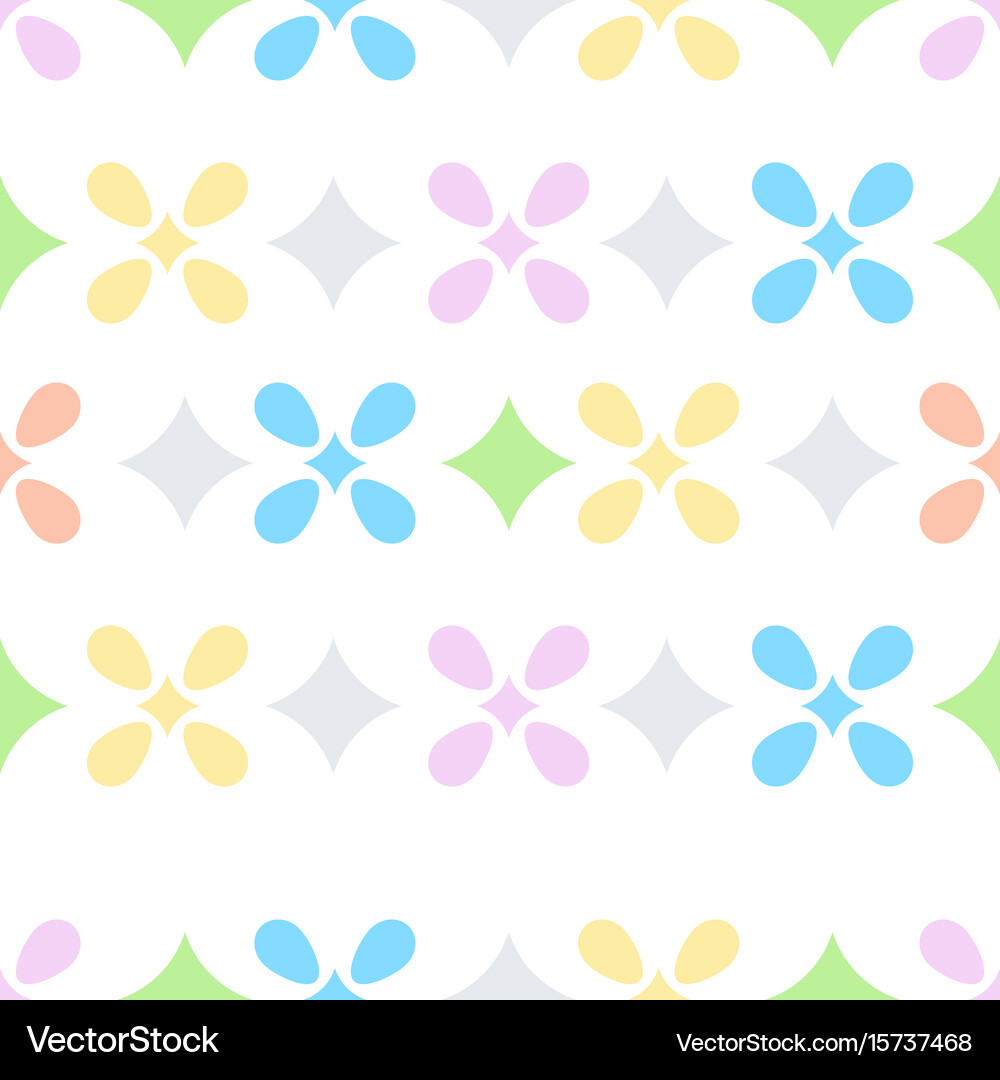 Pastel seamless pattern Royalty Free Vector Image