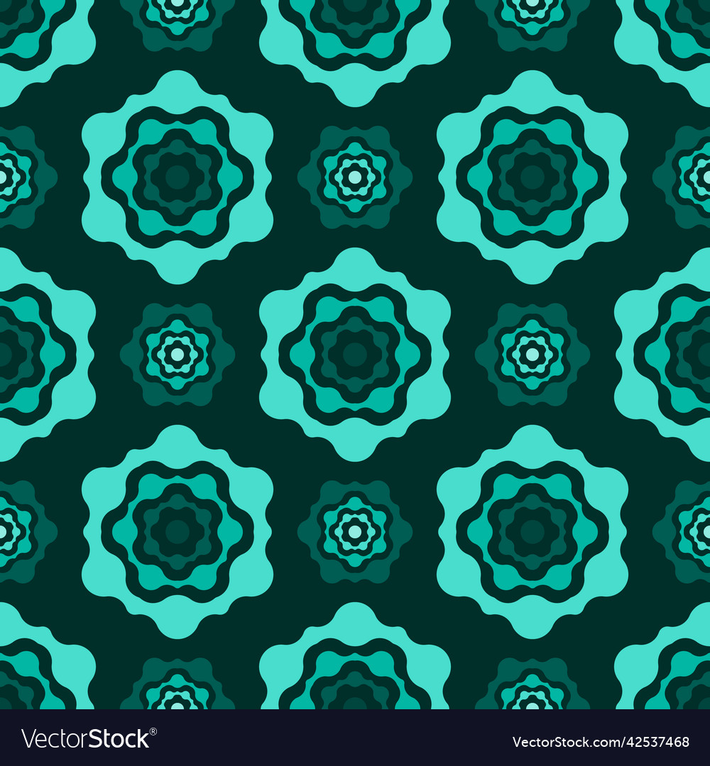 Seamless geometric pattern with hexagons Vector Image Seamless geometric pattern with hexagons