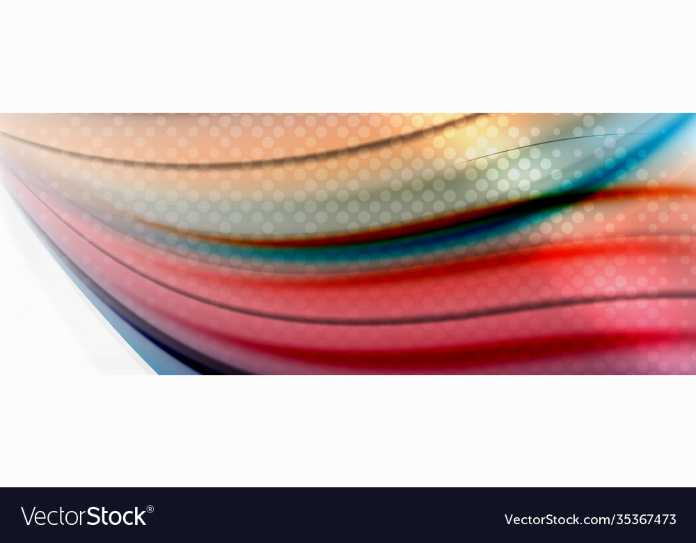 Abstract background smooth flowing lines blurred vector image Abstract background smooth flowing lines blurred