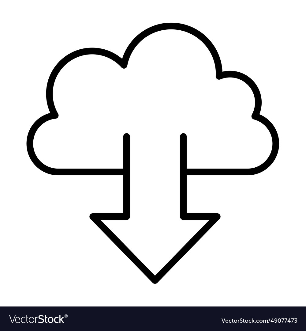 Cloud computing icon
