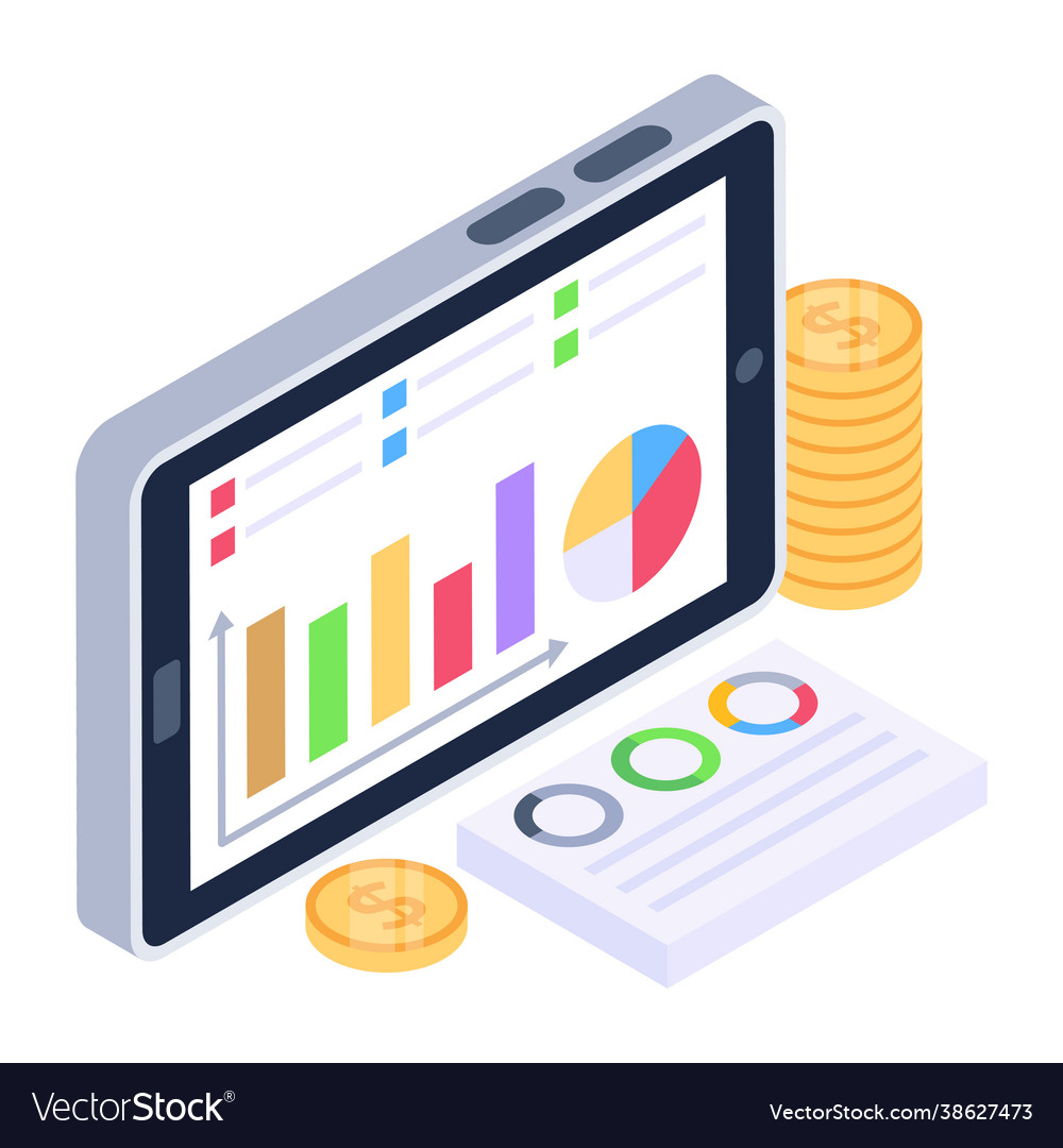Data visualization Royalty Free Vector Image - VectorStock