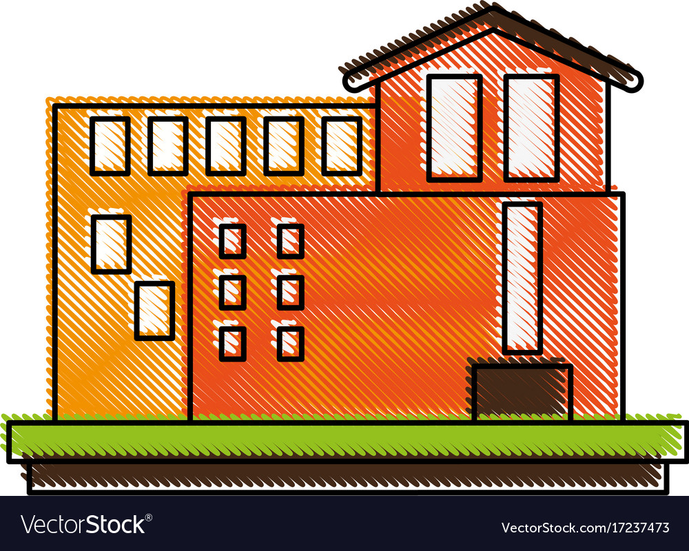 Factory building icon image