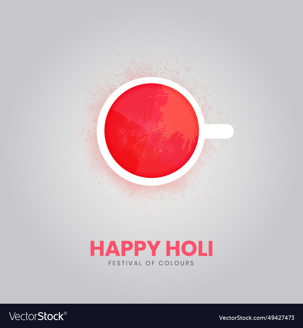 Happy holi festival creative design